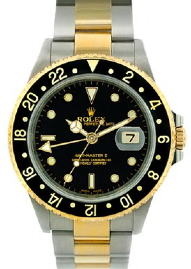 Rolex Oyster Perpetual GMT-Master 16753 Gold & Steel